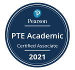 PTE Academic Certified Associate Badge - 2021